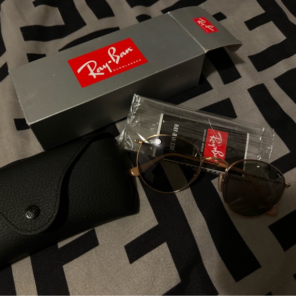 Ray-Ban ROUND METAL brown Authentic - Picture 5 of 10